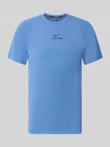 T-shirt sportowy o kroju slim fit z nadrukiem z logo model Pro' Nike Training niebieska
