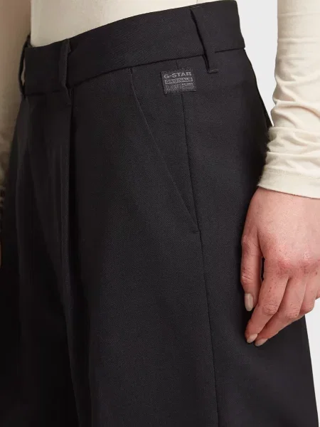 Шерстяные брюки G-star Raw черные