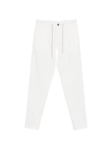 Pantaloni Eleventy cu cordon alb