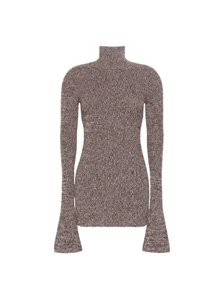 Sweter Sportmax wełniany brązowy