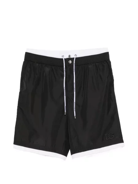 Slip de baie Dolce & Gabbana cu autograf cu cordon negru