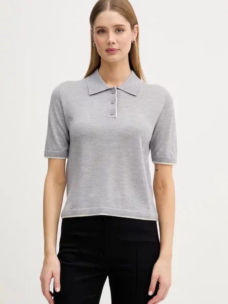 United Colors of Benetton polo wełniane szara