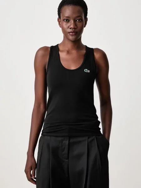 Lacoste top de antrenament pentru femei negru