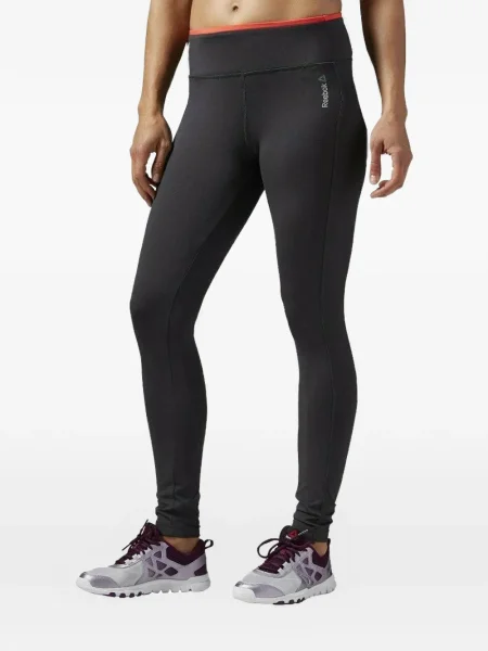 Leggings Reebok cu autograf gri