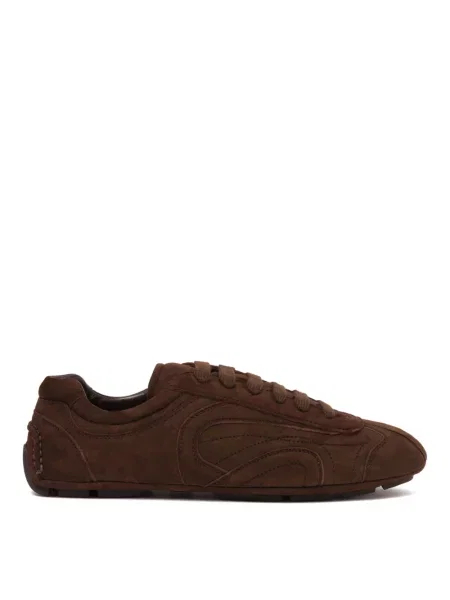 Sneakersy Prada brązowe