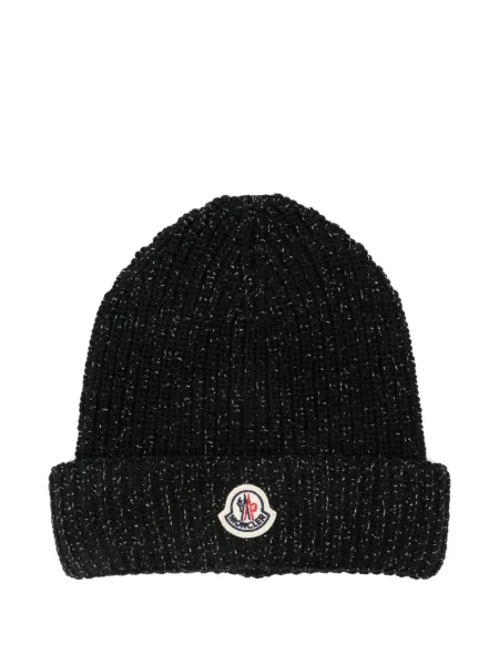 Czapka dziecięca Moncler Enfant czarna