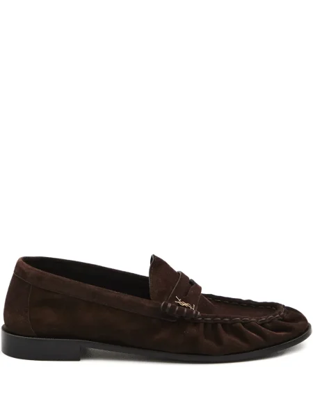 Pantofi loafer Saint Laurent maro
