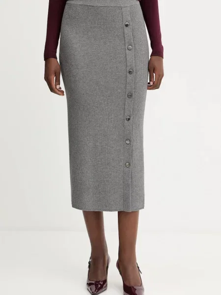 Liu Jo spódnica midi ołówkowa szary