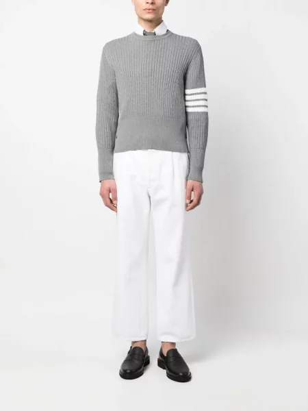 Briaunotas megztinis Thom Browne pilka