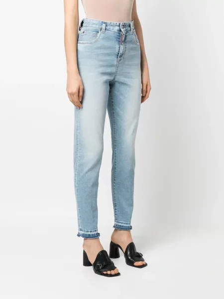 Proste jeansy Dsquared2 niebieskie