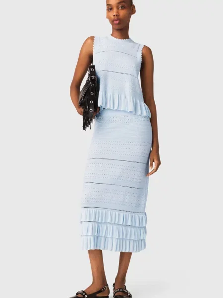 Юбка Maje голубая