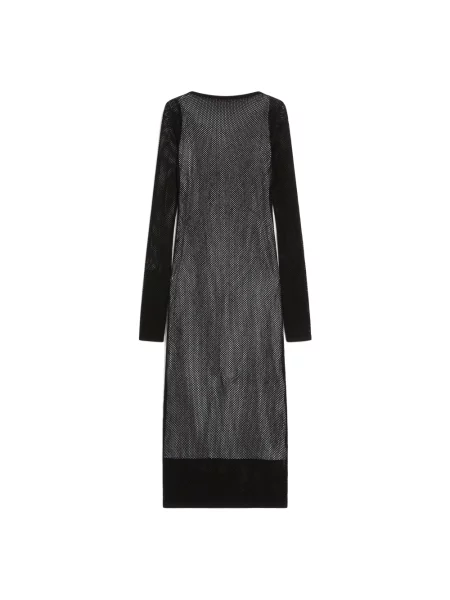 Sportmax sukienka Grado maxi dopasowana czarny