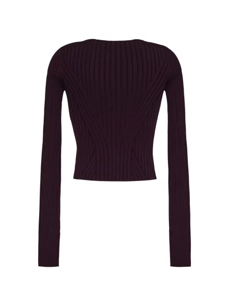 Cardigan Adam Lippes tricotate violet