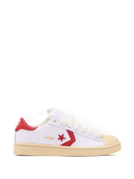 Кожени голф маратонки Converse Pro Leather бяло