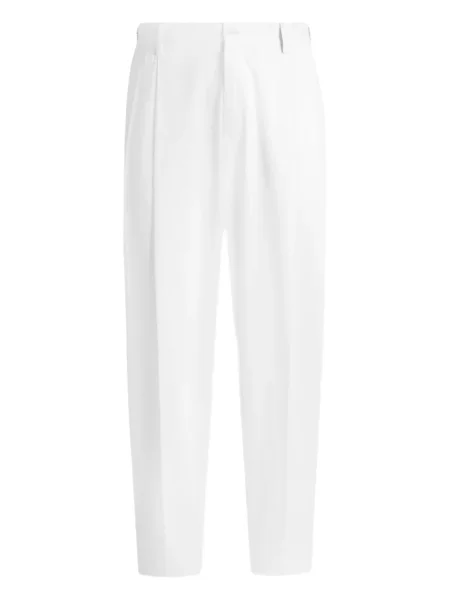 Pantaloni Dolce & Gabbana plisate alb