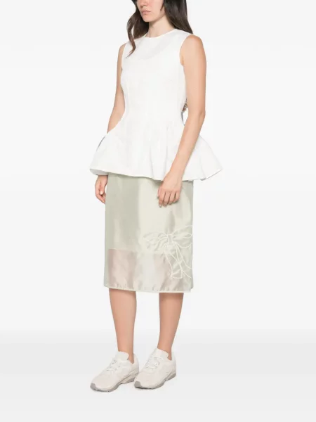 Top Cecilie Bahnsen alb