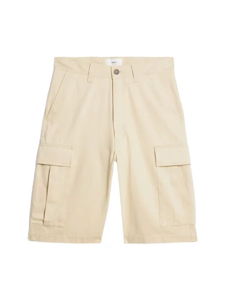 Szorty cargo Ami Paris casual beżowe