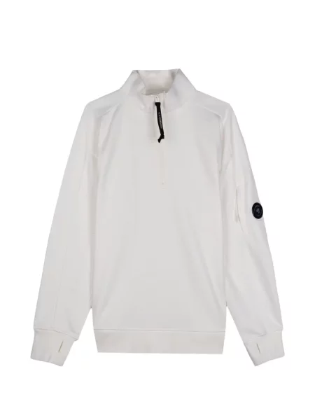 Pulover C.p. Company din fleece alb