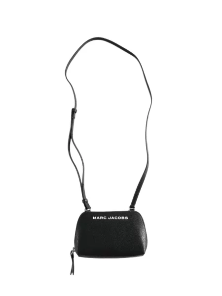 Body Marc Jacobs din piele cu imagine negru