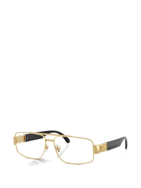 Ochelari de soare dreptunghiulari Versace Eyewear auriu