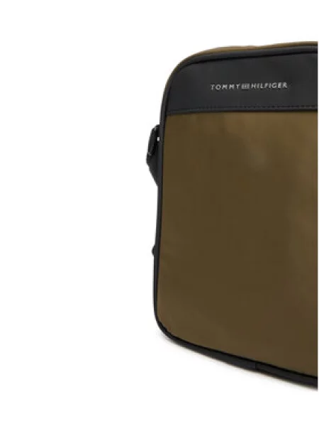 Tommy Hilfiger Torbica za okrog pasu Th Repreve Mini Reporter zelena