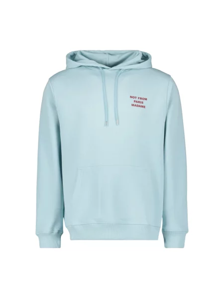 Bluza z kapturem Drole De Monsieur niebieska