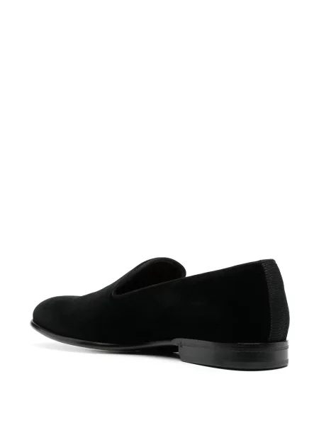 Pantofi loafer Dolce & Gabbana de catifea negru