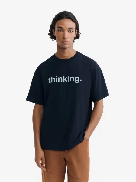 Thinking MU Tričko Aaron námořnická modř