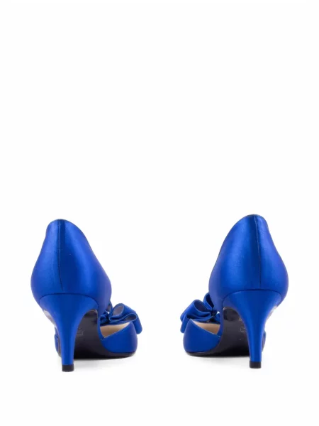 Pantofi cu toc Stuart Weitzman cu funde albastru