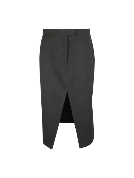 Spódnica midi Alexander Mcqueen czarna