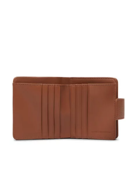 Valentino Bags denarnica iz umetnega usnja ALEXIA rjava