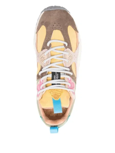 Sneakerși Flower Mountain cu model floral galben