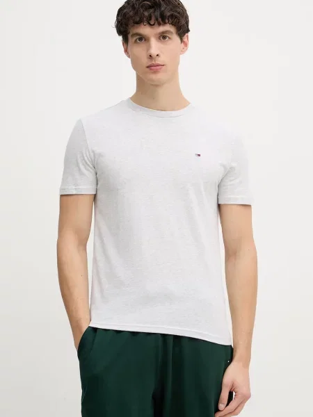 Tommy Jeans basic tričko pánske zelená