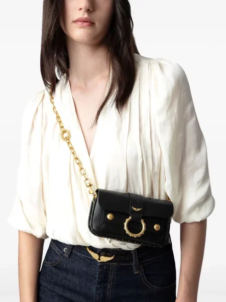 Geantă Zadig&voltaire din piele negru