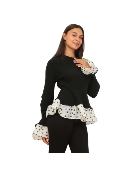 Pulover La Modeuse negru