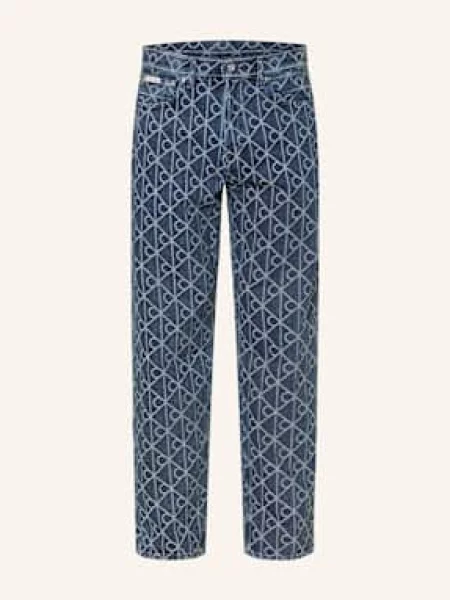 Calvin Klein Jeans Jeansy Straight Regular Fit blau