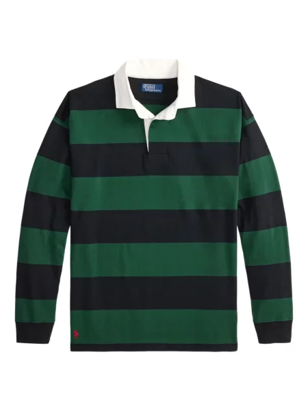 Șapcă Polo Ralph Lauren de mătase cu broderie cu dungi negru