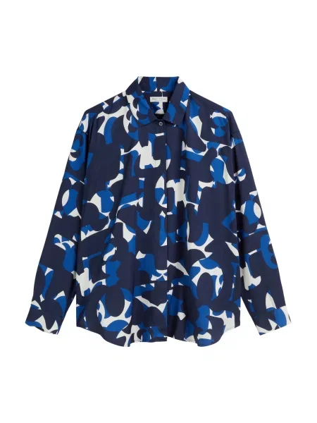 Marc O'Polo Bluza modra / temno modra bela