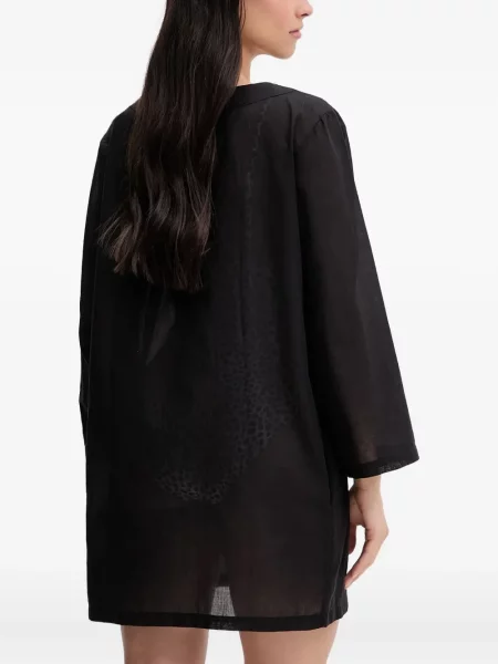 Spodnie Michael Michael Kors skórzane bez obcasa plecione różowe