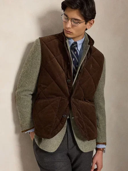 Polo Ralph Lauren Vestă ciocolatiu maro