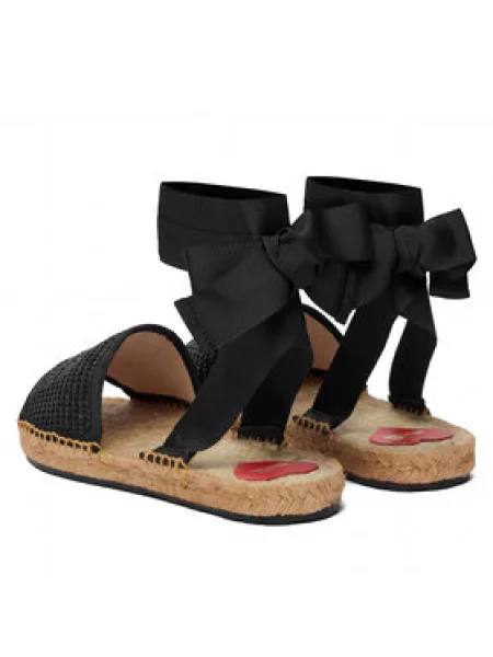 Espadrile LOVE MOSCHINO crna