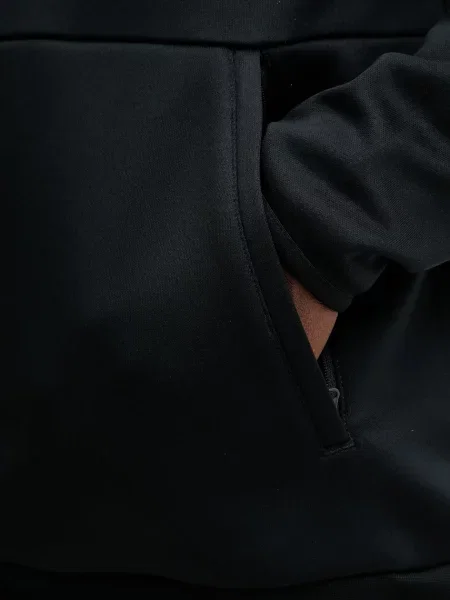 Свитер Oakley с капюшоном с принтом черный