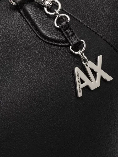 Кожаная сумка шоппер Armani Exchange