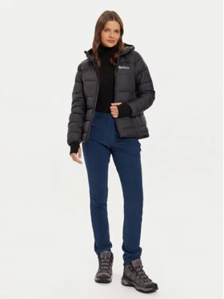 Péřová bunda Jack Wolfskin Ather Down Hoody black černá