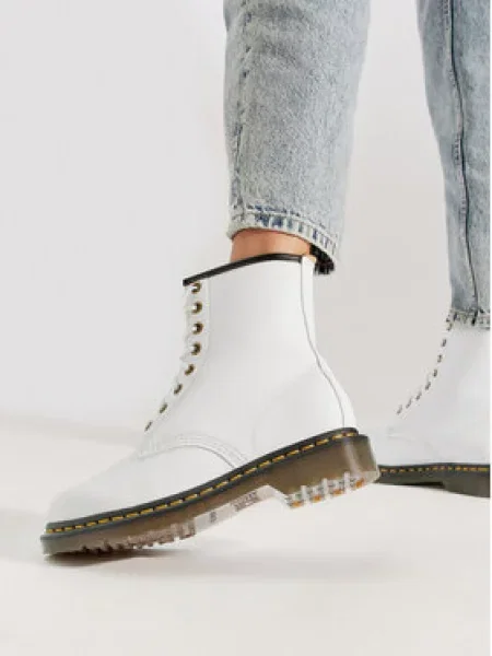 Kozačky Dr. Martens bílé