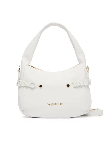Geanta hobo Valentino alb