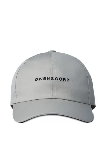 Kšiltovka Rick Owens s výšivkou bílá