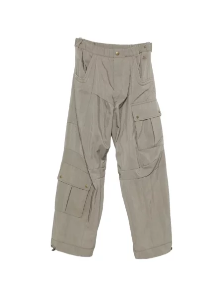 Pantaloni cargo Vivienne Westwood cu broderie gri