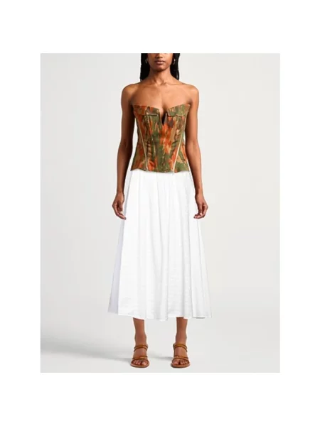 Spódnica midi Msgm biała