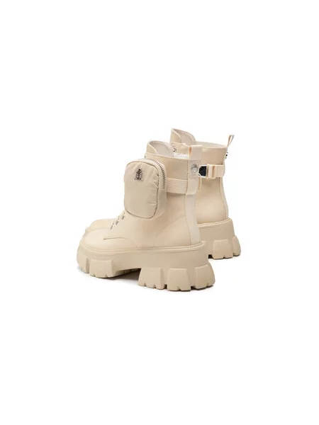 Kotníkové boty Steve Madden béžové